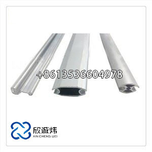 Harga bagus Profil Aluminium Ukuran Kustom untuk Pintu Roller Shutter Kristal Transparan on line