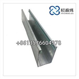 Good price Galvanized Steel Guide Rail For Roller Shutter Doors Wall Mounted Installation online