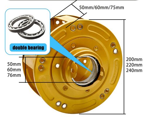 Giá tốt Thép Golden Rolling Door Spring Box Kit với hạt nylon và an toàn đệm trực tuyến
