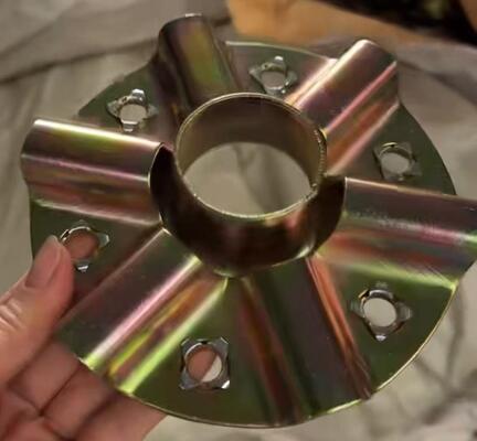 Buen precio Diámetro exterior de 140 mm, disco de volante de 3 estrellas en línea